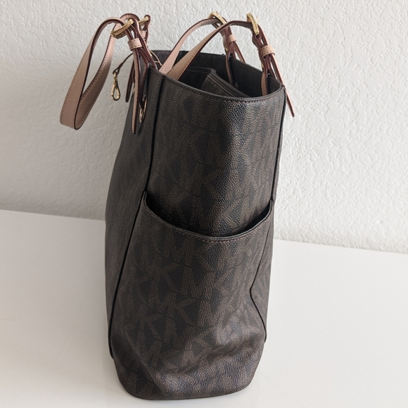 Michael Kors Brown Logo Tote - Picture 2 of 8